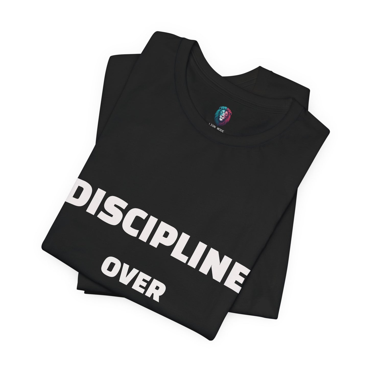 Discipline Over Motivation T‑Shirt — Motivational Fitness Tee