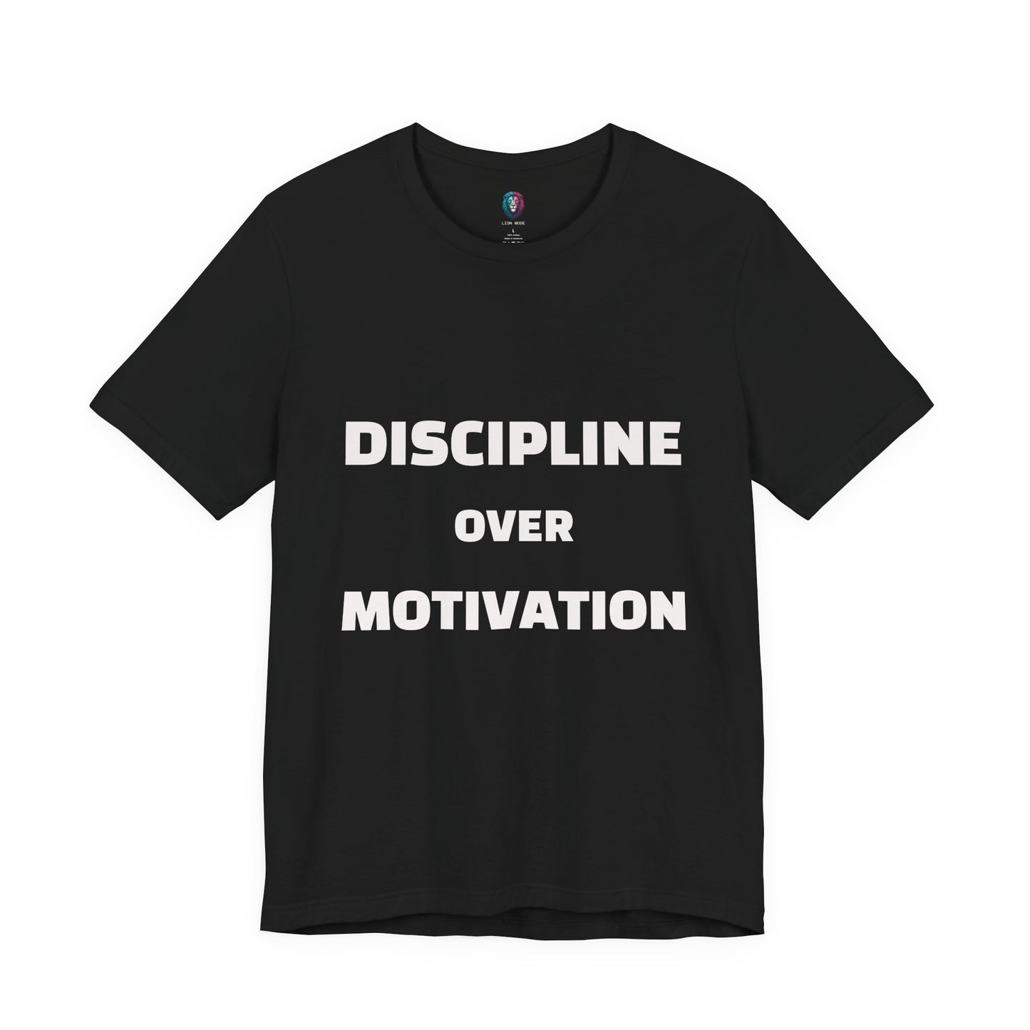 Discipline Over Motivation T‑Shirt — Motivational Fitness Tee