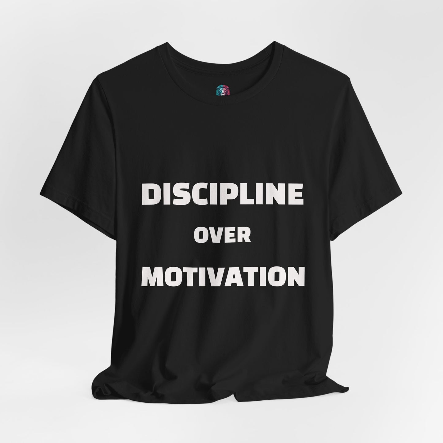 Discipline Over Motivation T‑Shirt — Motivational Fitness Tee